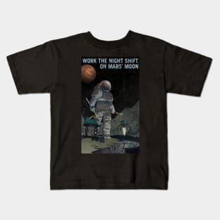 Distressed NASA Recruitmant Poster Kids T-Shirt